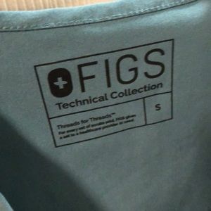 Figs Scrub color Hydrogreen